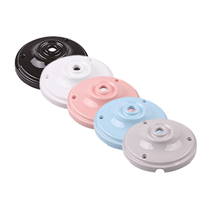 Deckendosen aus Porzellan